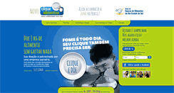 Desktop Screenshot of cliquealimentos.com.br