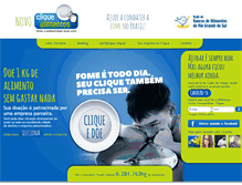 Tablet Screenshot of cliquealimentos.com.br
